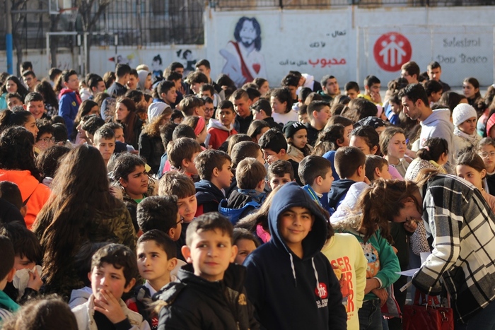 Im Don Bosco Zentrum in Aleppo betreuen die Salesianer wöchentlich bis zu 800 Kinder.