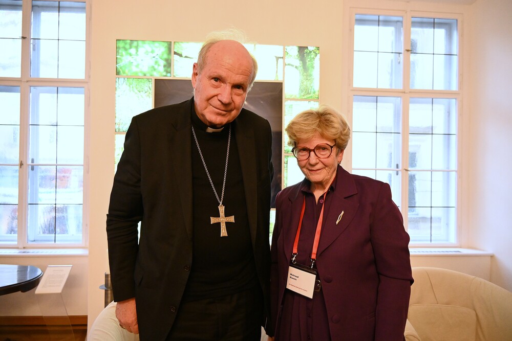 Kardinal Christoph Schönborn und Waltraud Klasnic / Kathpress/Wuthe Kardinal Christoph Schönborn und Waltraud Klasnic