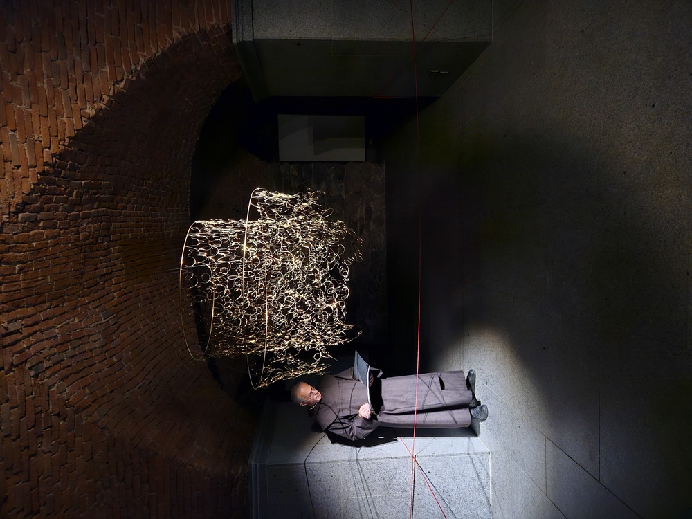 Kunstinstallation in der Krypta des Karmelitenkonvents in Linz / Roland Mayer Kunstinstallation in der Krypta des Karmelitenkonvents in Linz