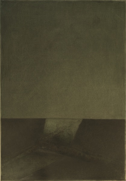 Verletzt, Mischtechnik auf Papier