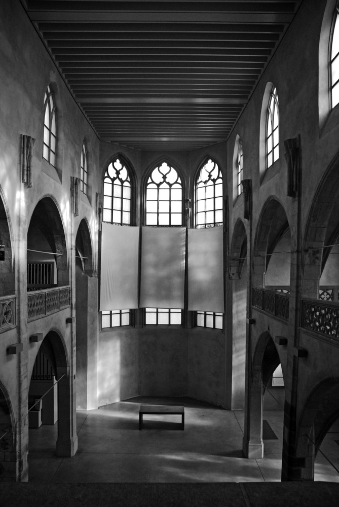 Blick in den Innenraum der Kunststation St. Peter in Köln / Engelbert Reineke Blick in den Innenraum der Kunststation St. Peter in Köln