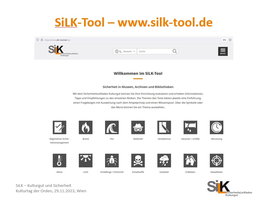 Abb. 5: Startseite SiLK-Tool
