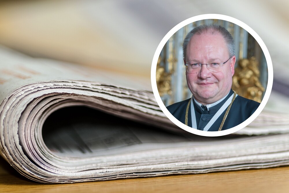 Propst Anton Höslinger im KURIER