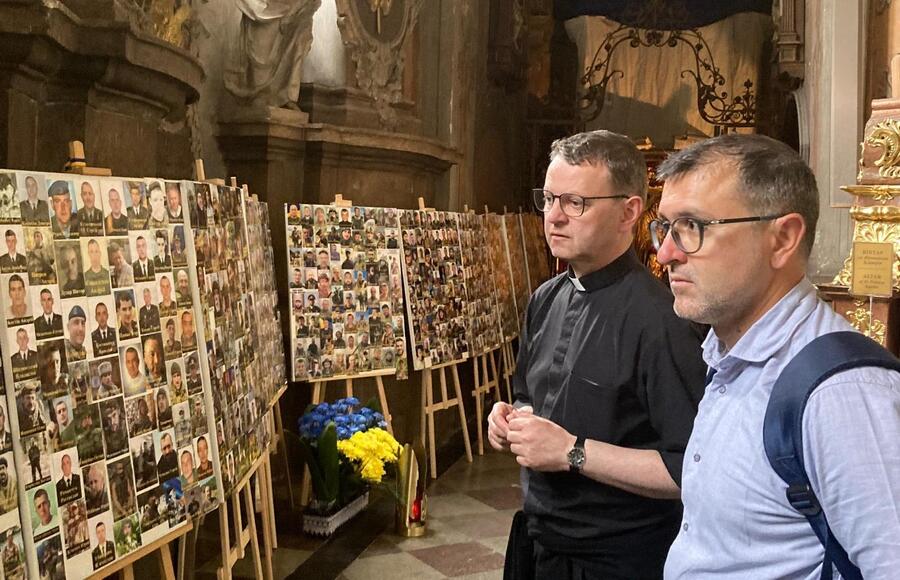 Die Reise führte P. Christian Marte nach Lemberg und Kiew.