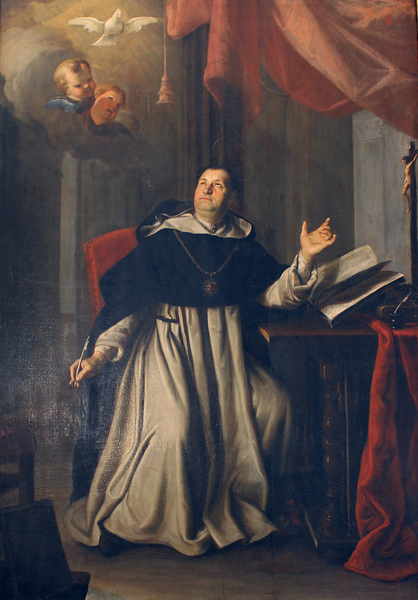 Darstellung von Thomas von Aquin (von einem unbekannten Künstler, 18./19. Jahrhundert)