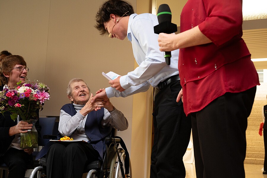Sr. Johanna Montag (90) gründete die Don Bosco Schulen in Vöcklabruck und war die erste Schulleiterin.