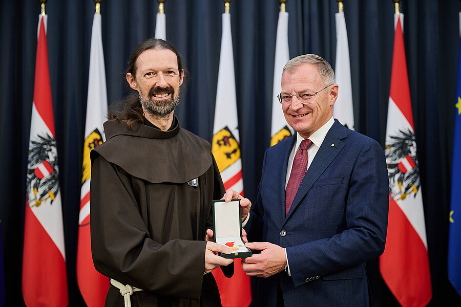 P. Andreas Holl war lange Zeit Pfarrer und Novizenmeister in Bolivien. / Land Oberösterreich/Peter Mayr P. Andreas Holl war lange Zeit Pfarrer und Novizenmeister in Bolivien.