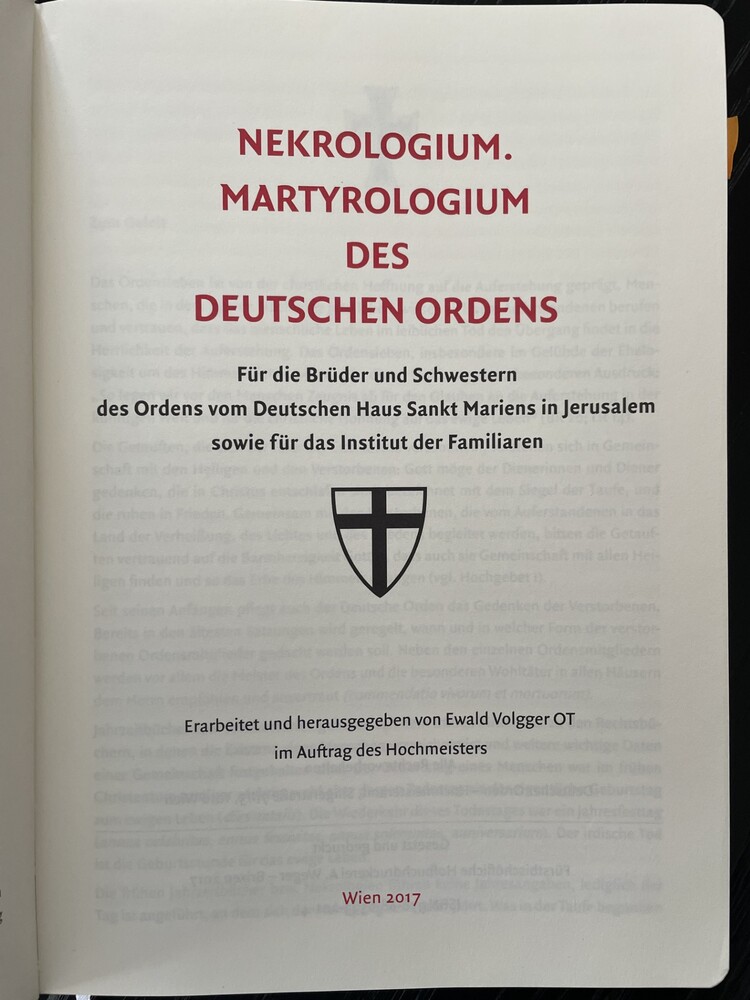 Buchtitel Nekrologium 