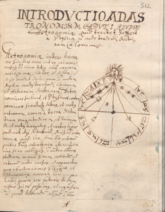 Introdvctio Ad Astronomiam. Das Originalbuch befindet sich im Benediktinerstift Seitenstetten (NÖ) unter der Sig MN II 39 / © ECE-Provinz SJ Introdvctio Ad Astronomiam. Das Originalbuch befindet sich im Benediktinerstift Seitenstetten (NÖ) unter der Sig MN II 39