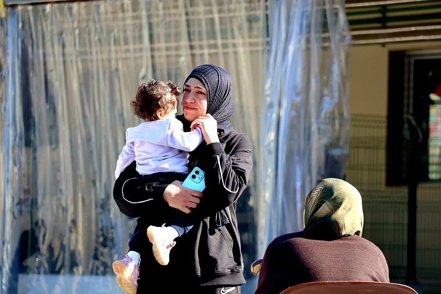 Die Salesianer Don Boscos haben die Türen des Don-Bosco-Zentrums in El Houssuon für Geflüchtete geöffnet.