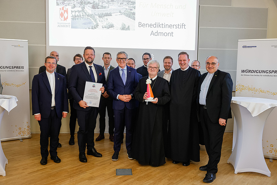 Das Benediktinerstift Admont ist mit dem „Würdigungspreis der Diözese Graz-Seckau für vorbildliches Wirtschaften“ ausgezeichnet worden.