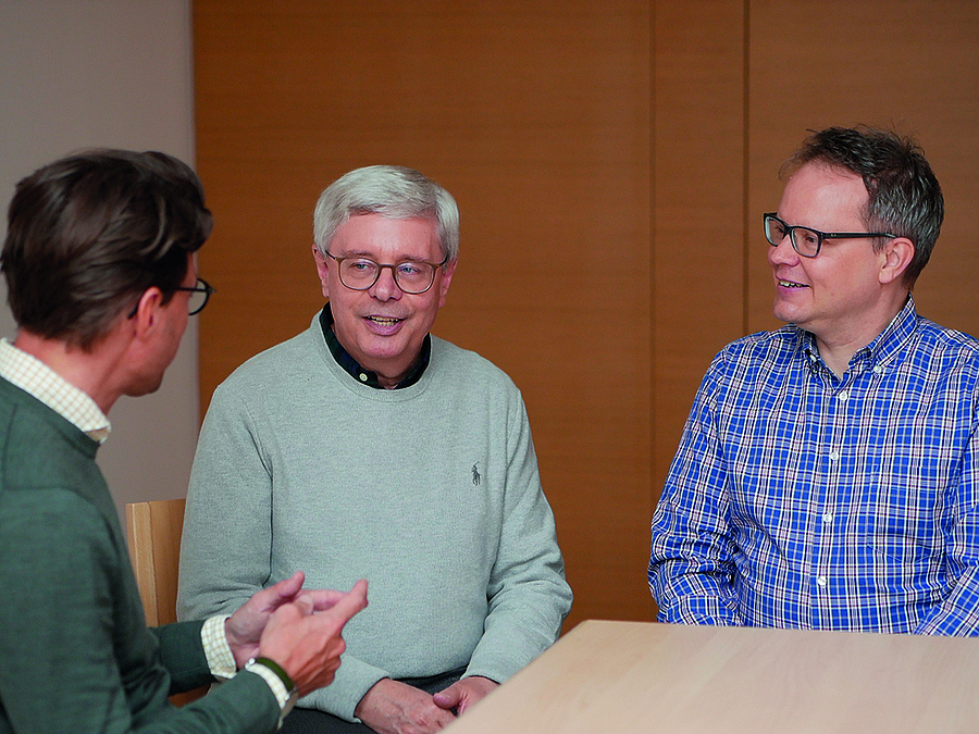 Im Interview mit Georg Nuhsbaumer blickte P. Josef Maureder SJ auf zehn Jahre im Kardinal König Haus zurück. / KKH Im Interview mit Georg Nuhsbaumer blickte P. Josef Maureder SJ auf zehn Jahre im Kardinal König Haus zurück.
