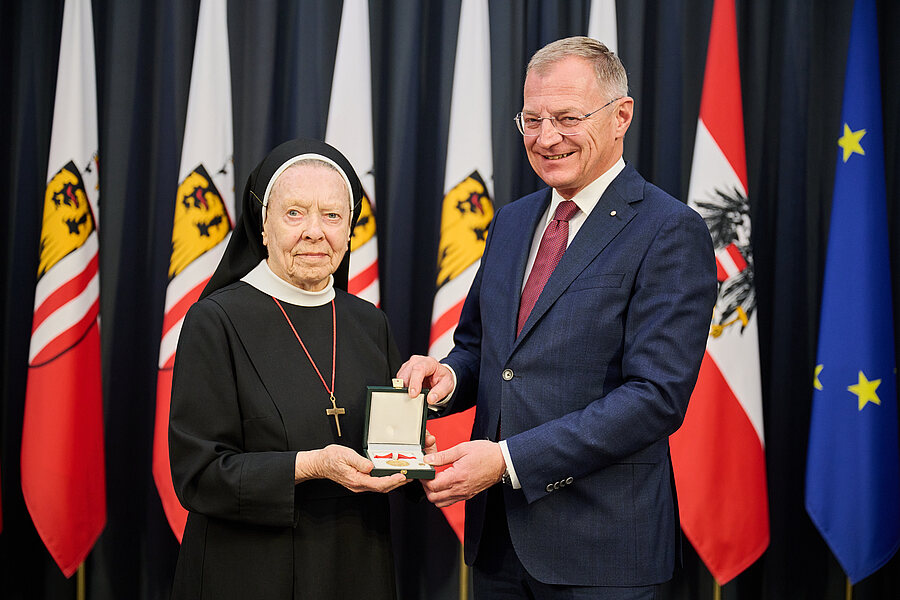 Sr. Maria Mechthild Biberauer wirkte bis 2023 in Südafrika. / Land Oberösterreich/Peter Mayr Sr. Maria Mechthild Biberauer wirkte bis 2023 in Südafrika.