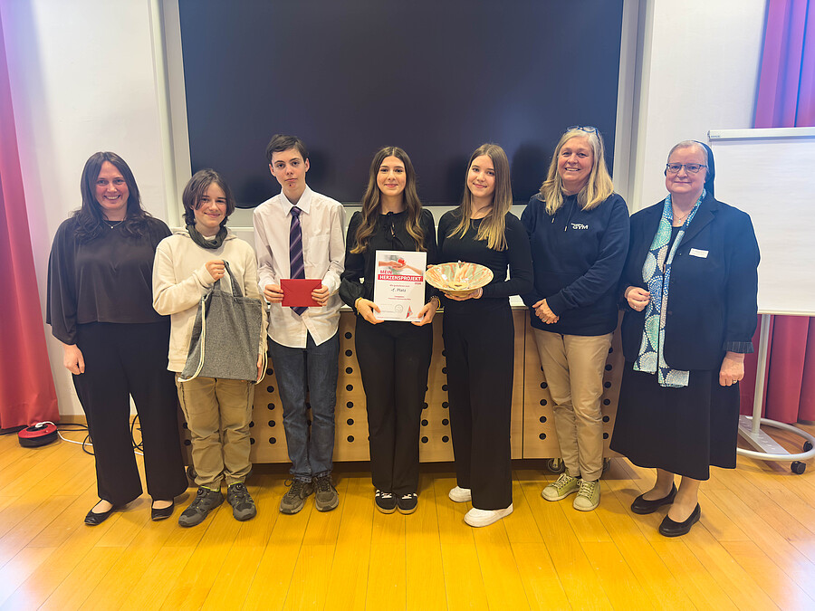 Der erste Platz ging an die Lesepeers, ein Projekt des Franziskusgymnasiums Wels des Vereins für Franziskanische Bildung.