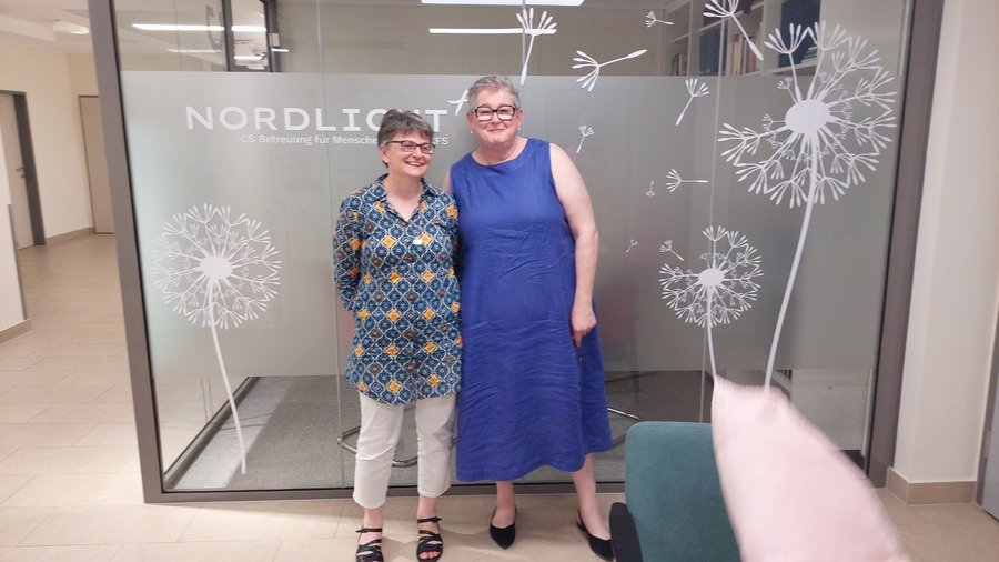 Sr. Karin Weiler und Andrea Schwarz