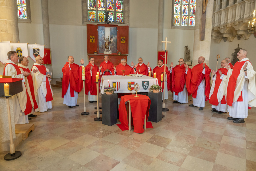 Der Verleihung ging ein Festgottesdienst in der St.-Georgs-Kathedrale an der Theresianischen Militärakademie in Wiener Neustadt voraus.