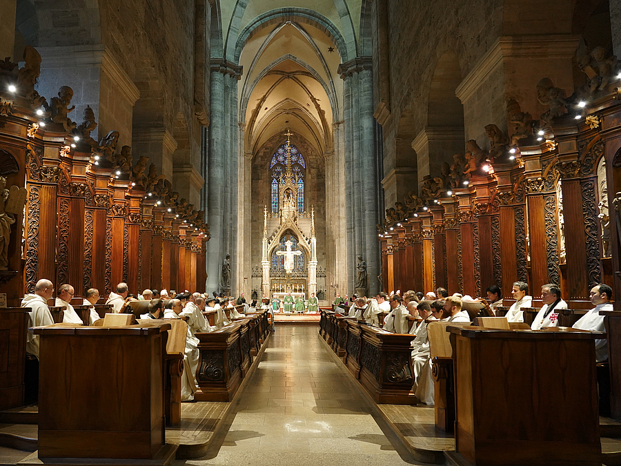Dem Stift Heiligenkreuz gehören derzeit rund 100 Ordensmänner an. / Elisabeth Fürst/Stift Heiligenkreuz, elisabeth fuerst Dem Stift Heiligenkreuz gehören derzeit rund 100 Ordensmänner an.