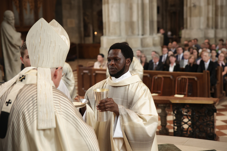Wird als Kaplan weiterhin in Wien-Stadlau wirken: Chinedu Cosmas Okafor.