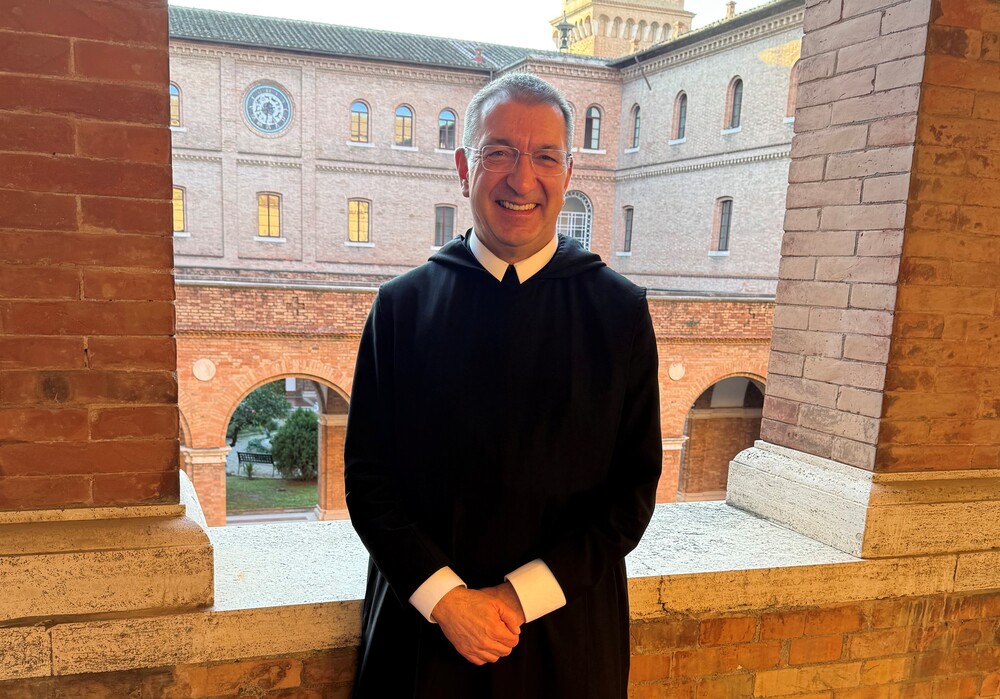 Erzabt em. Korbinian Birnbacher in S. Anselmo