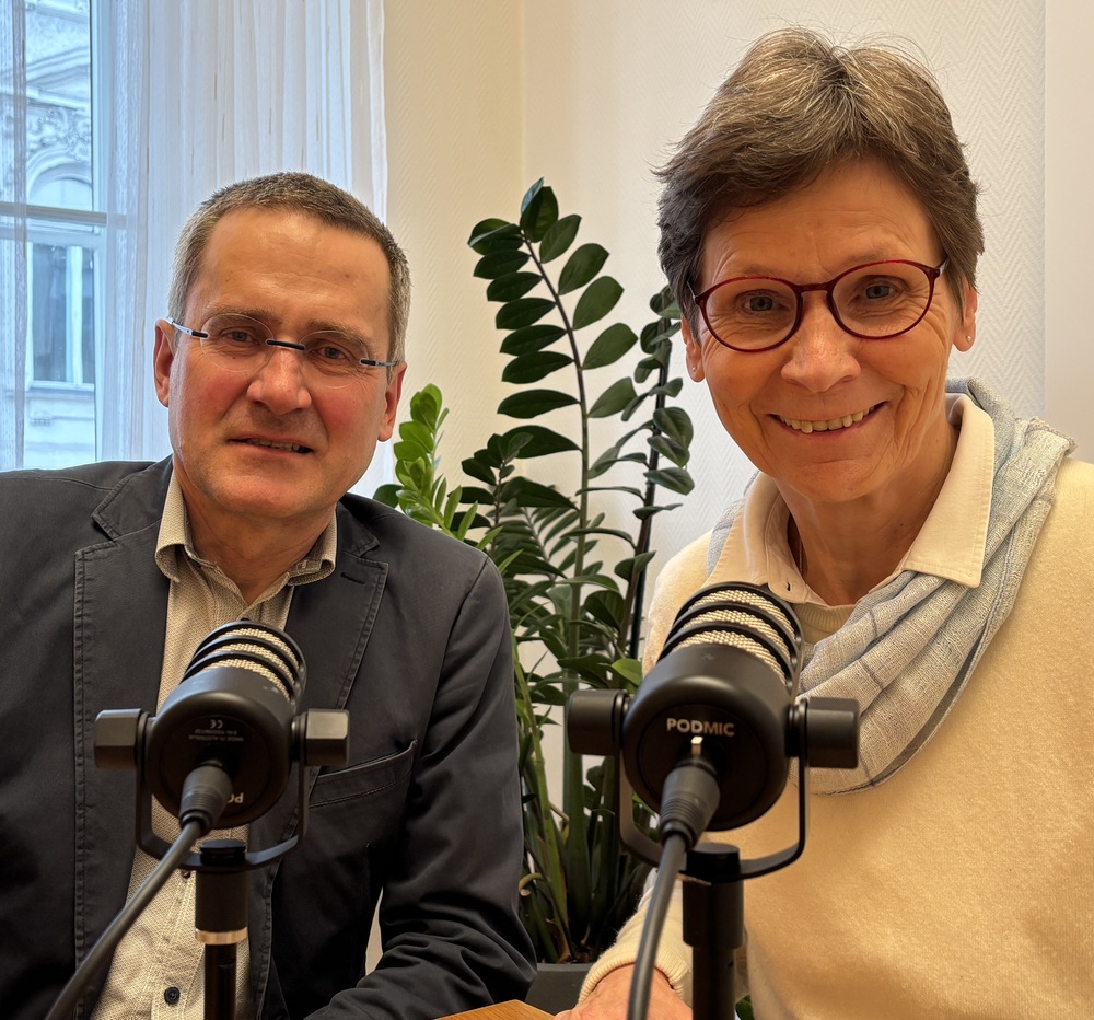 Sr. Christine Rod und Wolfgang Bruckner