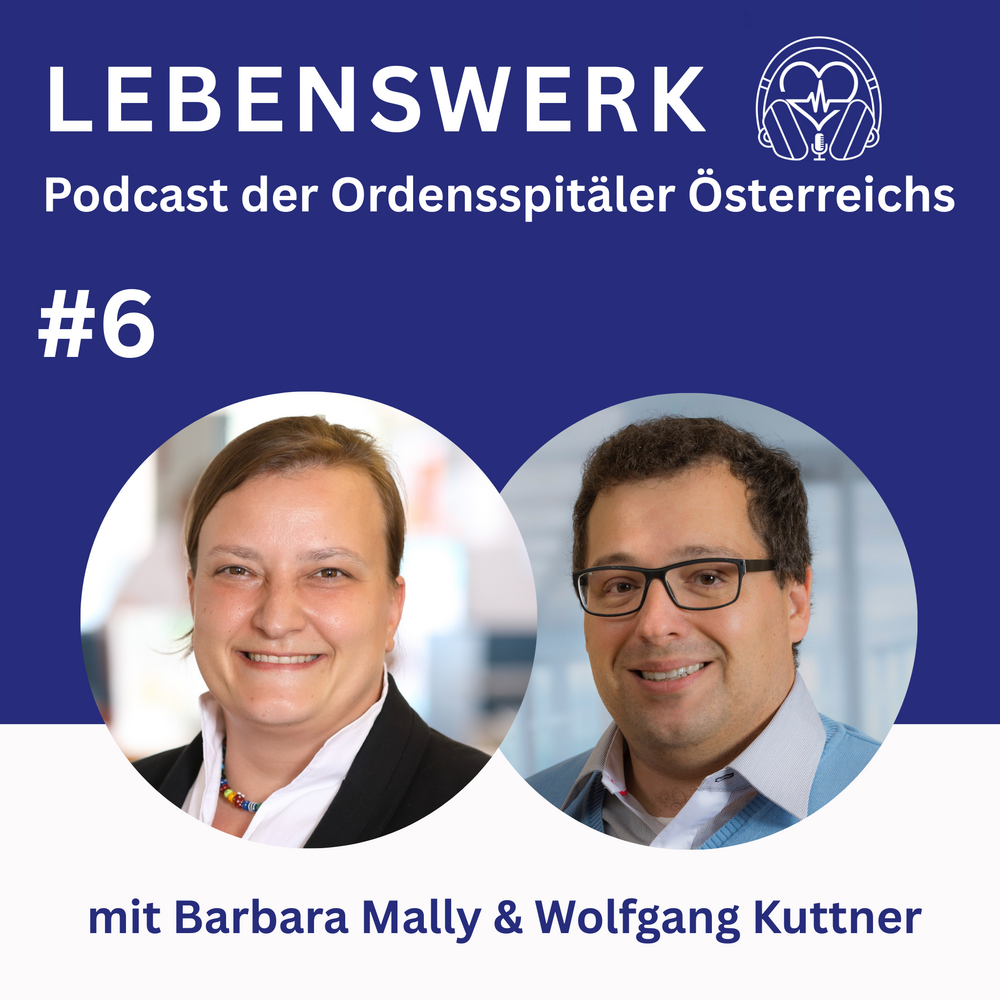 Barbara Mally, Pflegedirektorin der Barmherzigen Brüder Österreich, und Wolfgang Kuttner, Integrations- und Personalmanager am Klinikum Wels-Grieskirchen