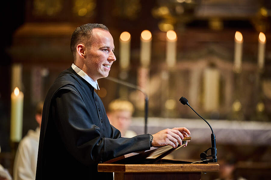 Fr. Dominik Marold beginnt im Oktober 2025 mit seinem Lehramtsstudium in Salzburg.