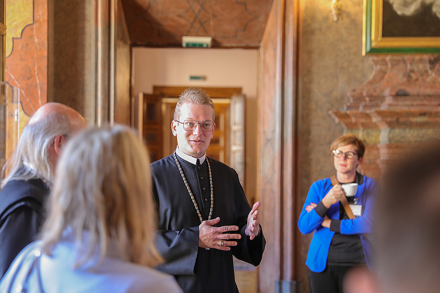 Am 7. November 2025 übernimmt Abt Ludwig Wenzl alle Vollmachten zur Leitung des Stifts Melk. / ÖOK/Elisabeth Mayr-Wimmer Am 7. November 2025 übernimmt Abt Ludwig Wenzl alle Vollmachten zur Leitung des Stifts Melk.