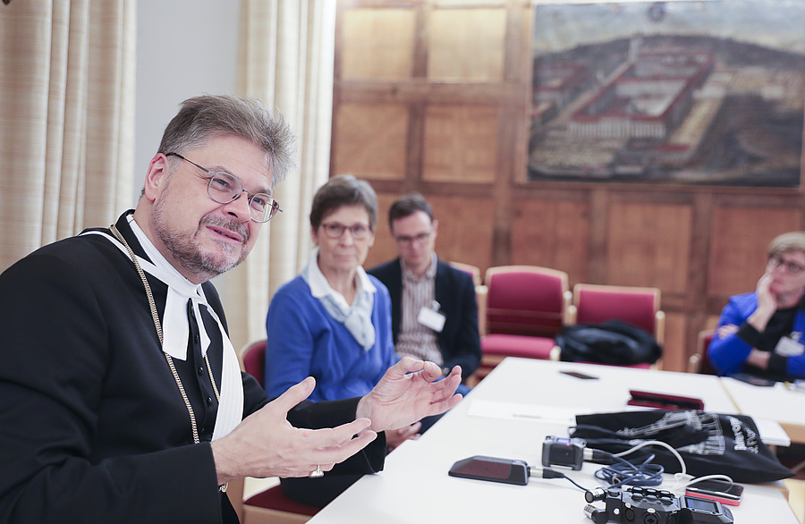 Die Öffnung auf drei neue Ordensbrüder hin „ist für uns ein großer Schritt“, sagte Propst Klaus Sonnleitner. / ÖOK/Elisabeth Mayr-Wimmer Die Öffnung auf drei neue Ordensbrüder hin „ist für uns ein großer Schritt“, sagte Propst Klaus Sonnleitner.