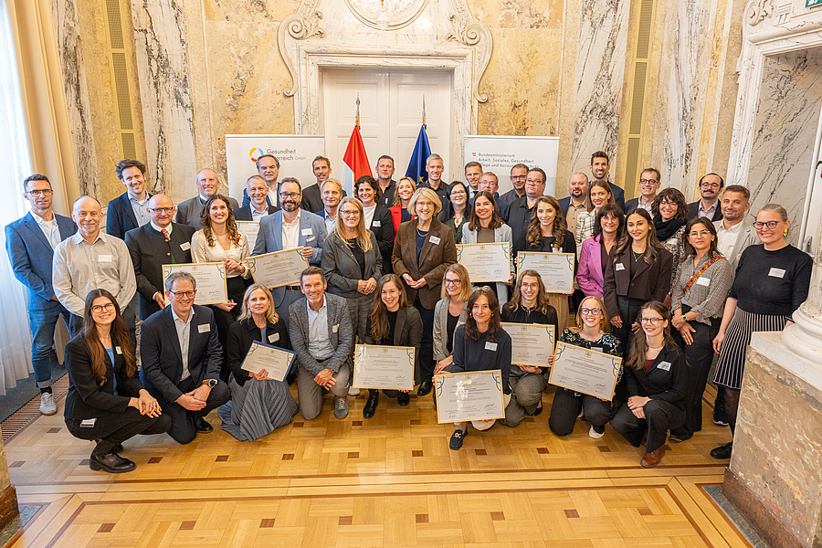 Am 19. Oktober 2026 wurden 18 Klimaschutzprojekte im Gesundheitswesen mit dem Best Practice Award „Klimafreundliche Gesundheitseinrichtungen“ ausgezeichnet.