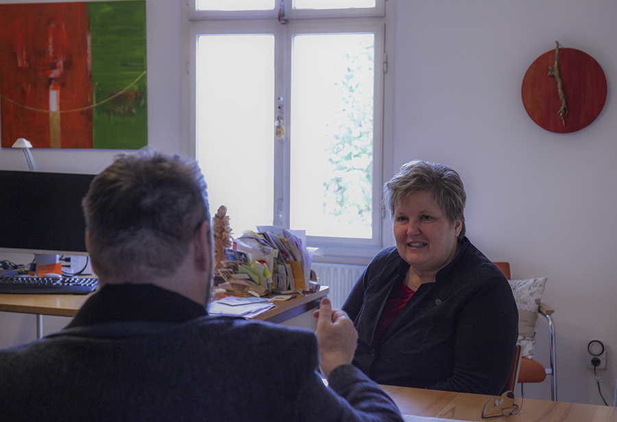 Sr. Heidrun Bauer im Gespräch mit Robert Sonnleitner