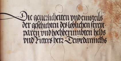 DOZA, Theuerdank, Titel