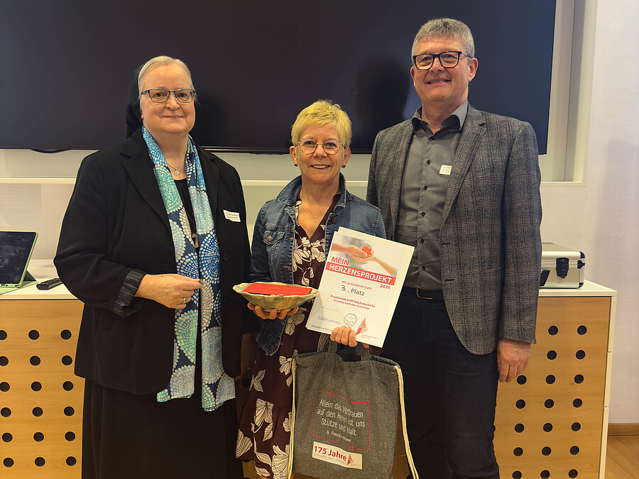 Für ihr Projekt „Kreativität trifft Nächstenliebe“ wurde Roswitha Siglhuber-Grösslinger mit Platz drei ausgezeichnet.