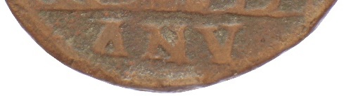 Bronzemünze des Philipp I. (26/1/4). Die Legende im Abschnitt gibt das Jahr 5 einer lokalen Ära wieder, deren Beginn in der Verleihung des Kolonie-Status Viminaciums zu verorten ist.