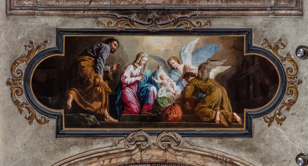 Gemälde mit Darstellung der Geburt Christi, Jakob von Schuppen 