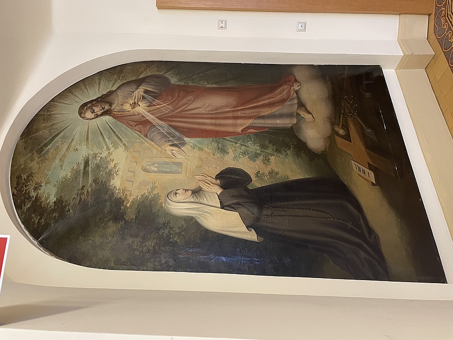 Das Altarbild im Kloster der Herz-Jesu-Schwestern.