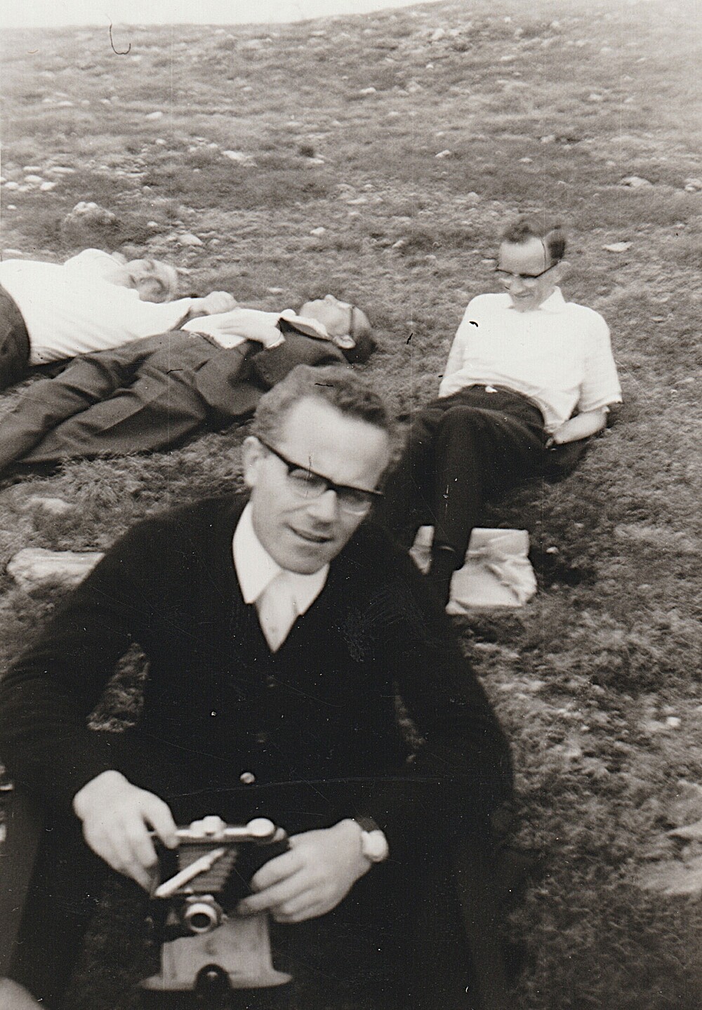 Herr I Don Friedrich Gasser mit Fotoapparat