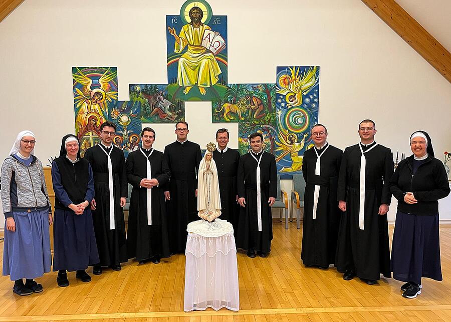 In Vorau waren die jungen Chorherren nicht nur im Stift, sondern auch bei den Marienschwestern zu Gast.