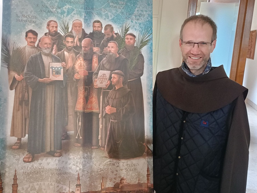 Auf den Spuren des heiligen Engelbert: P. Ulrich Rauch übersiedelt am 5. November 2024 nach Jerusalem. / OFM Austria Auf den Spuren des heiligen Engelbert: P. Ulrich Rauch übersiedelt am 5. November 2024 nach Jerusalem.