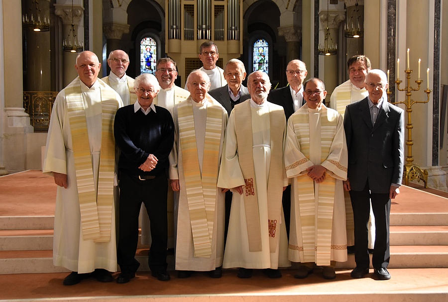 Viele Steyler Missionare aus der Mitteleuropäischen Provinz begingen am 29. Spetember 2025 ihre runden Priester- und Gelübdejubiläen.