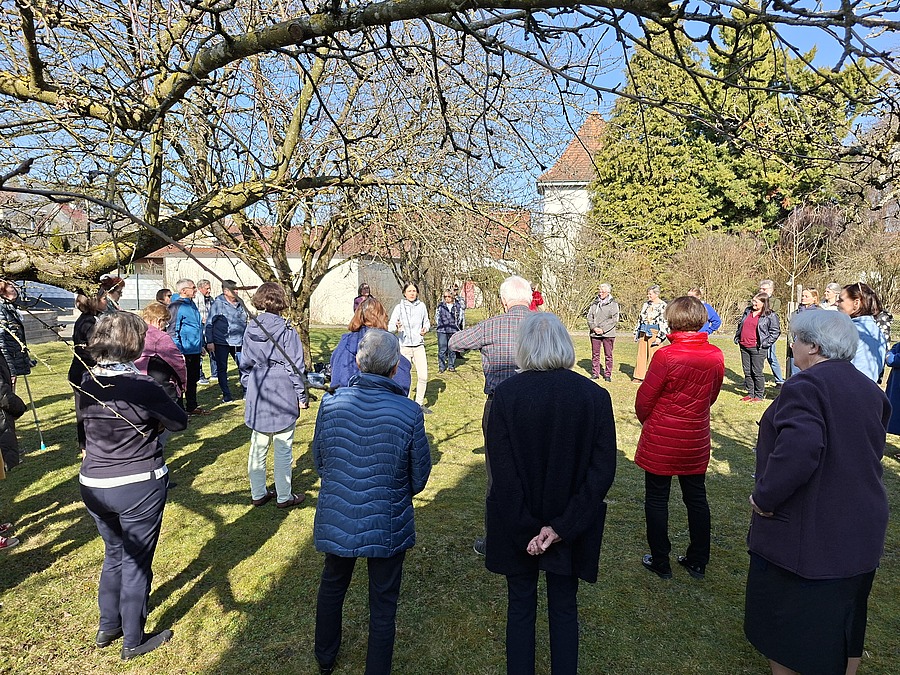 Das Thema wurde auf vielfältige Weise vertieft, beispielsweise durch Sinneserfarungen in der Natur.