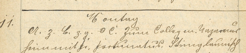 Notizen von Pater Germanus Heberer SDS mit Abkürzungen / Provinzarchiv der Salvatorianer Wien Notizen von Pater Germanus Heberer SDS mit Abkürzungen
