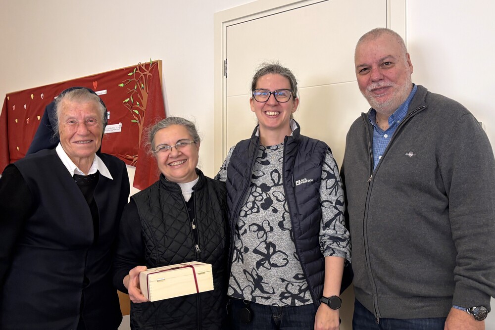 Besuch einer Delegation der Österreichischen Ordenskonferenz in der Salvatorschule in Nazareth