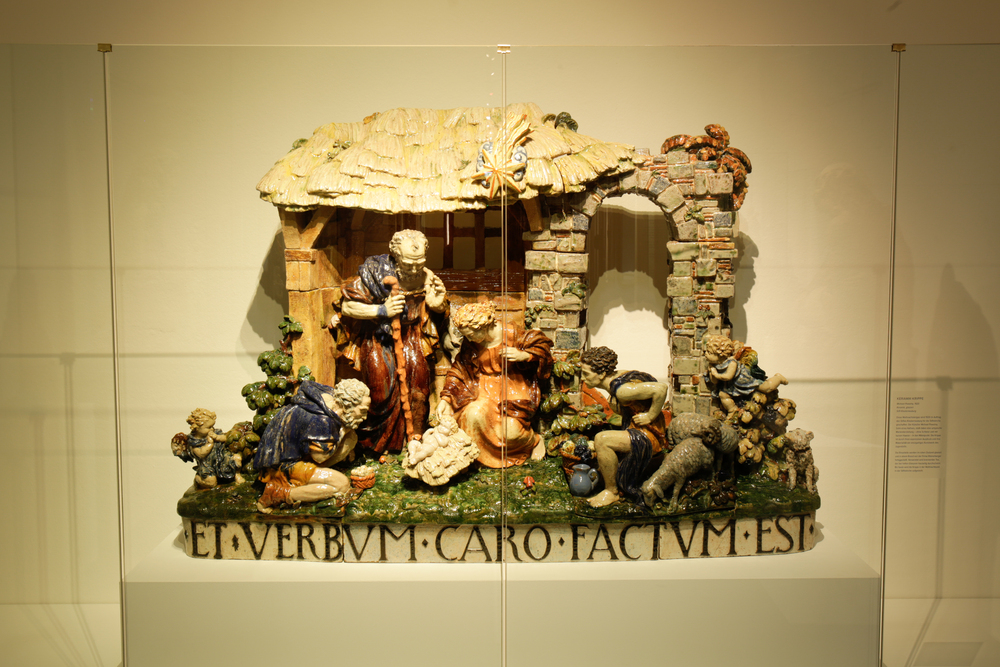 Keramikkrippe aus dem Stift Klosterneuburg