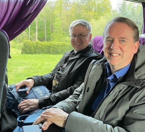 P. Andrej Juchniewicz und Mark-Robin Hoogland (NL)