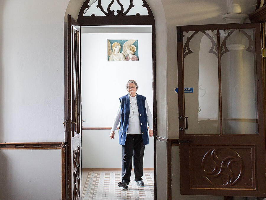 Sr. Christl Öhlinger im Sacré Coeur Kloster Riedenburg in Bregenz. / Petra Rainer Sr. Christl Öhlinger im Sacré Coeur Kloster Riedenburg in Bregenz.