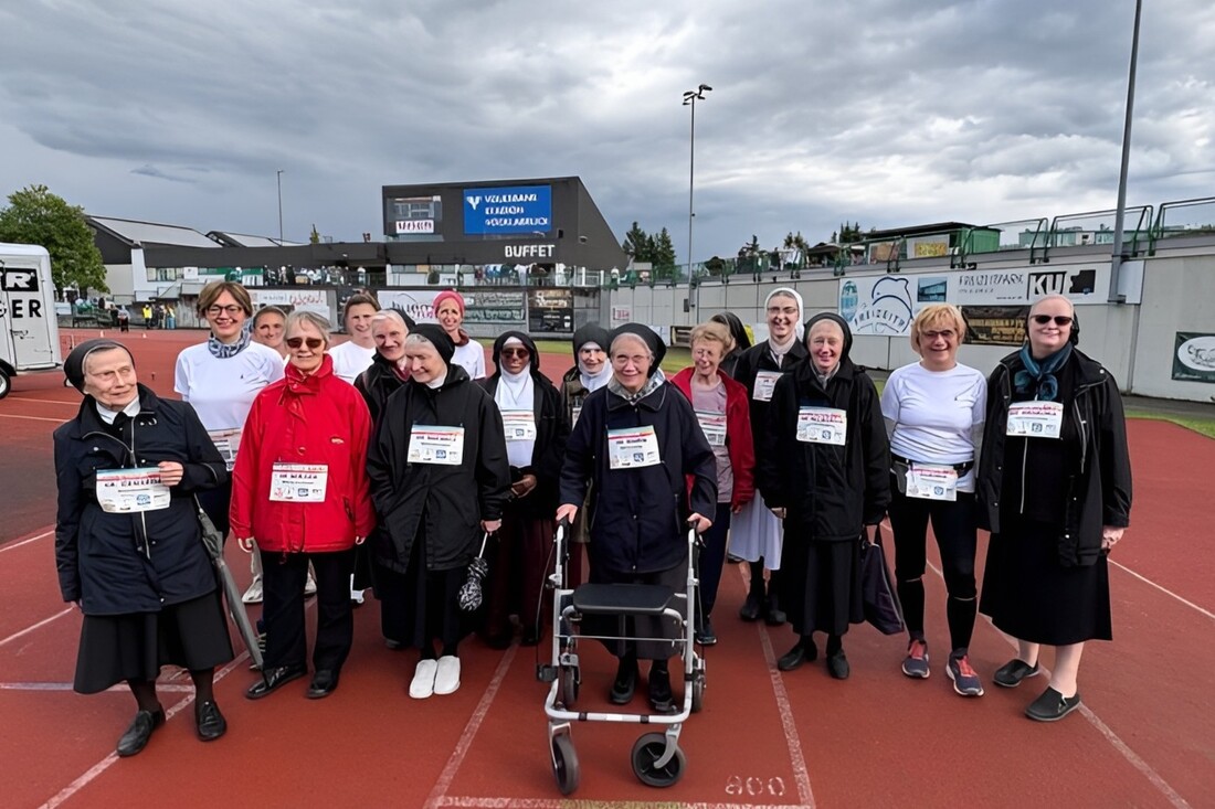 Franziskanerinnen von Vöcklabruck beim Charity-Run 2026