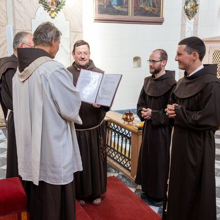 Aufnahme ins Noviziat / OFM Austria/Martin Barmettler ofm Aufnahme ins Noviziat