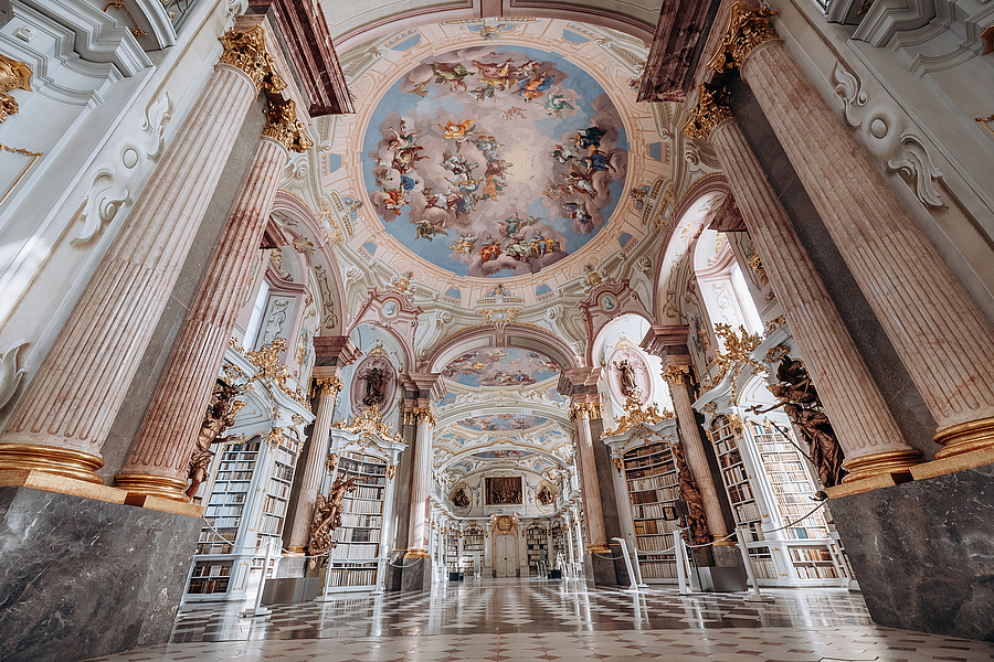 Die Stiftsbibliothek Admont zählt laut einer aktuellen internationalen Studie zu den Top 20 der schönsten Innenräume der Welt.