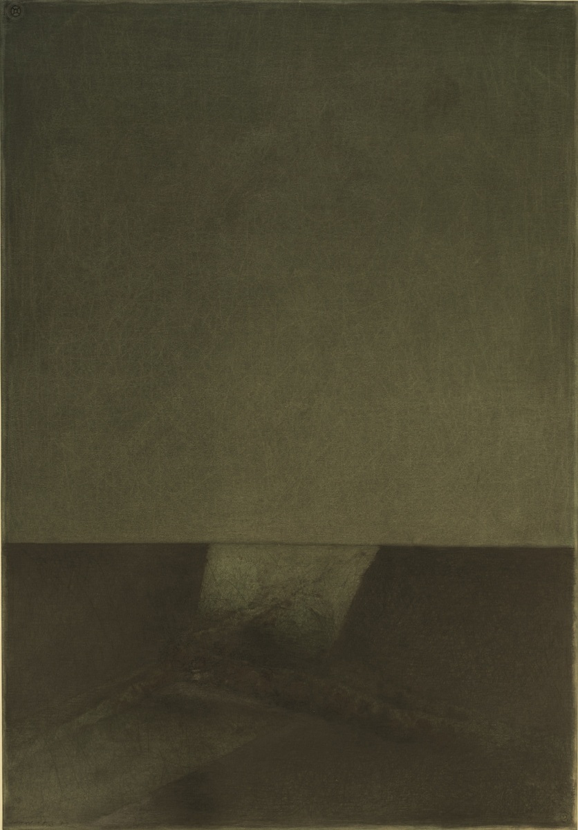 Verletzt, Mischtechnik auf Papier