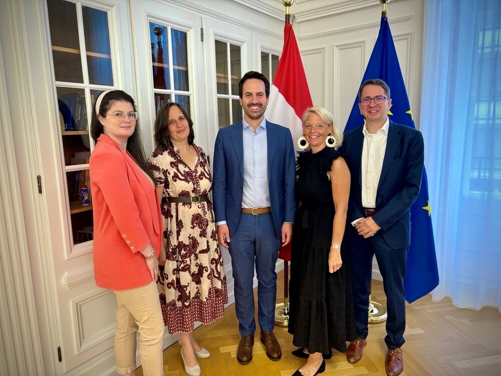 IVOB-Antrittsbesuch bei Bildungsminister Christoph Wiederkehr